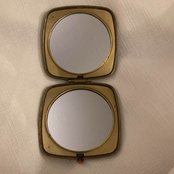 Jay Strongwater Vintage Decorated Double Mirror Compact RARE - Picture 7 of 8